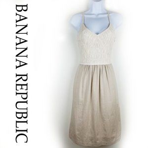 BANANA REPUBLIC FITTED CAMI TOP DRESS W/POCKETS!!!